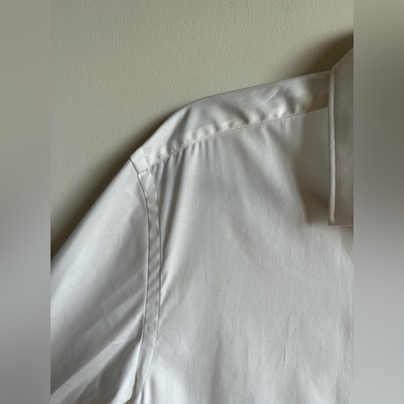 Hugo Boss Classic White Men's button up Shirt - 15.7 US - Picture 5 of 10